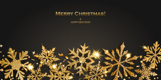 闪亮的雪花背景图片下载