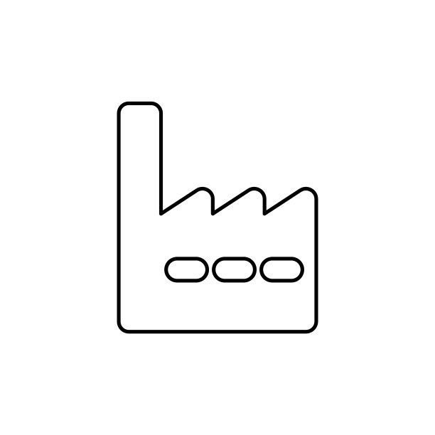 工厂图标线向量图片下载