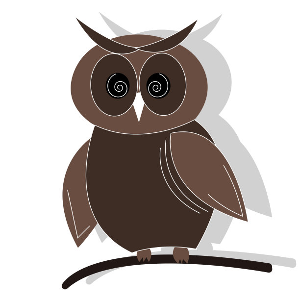 可爱的彩色猫头鹰朋友向量集。图案完美的儿童织物，纺织品，婴儿墙纸。用柔和的颜色制作的插图图片下载