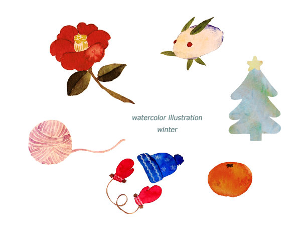 冬天的插图图片下载