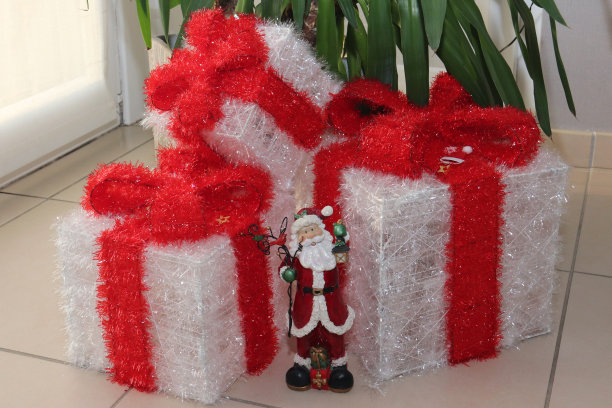 迷你圣诞老人和麦克斯的礼物图片下载