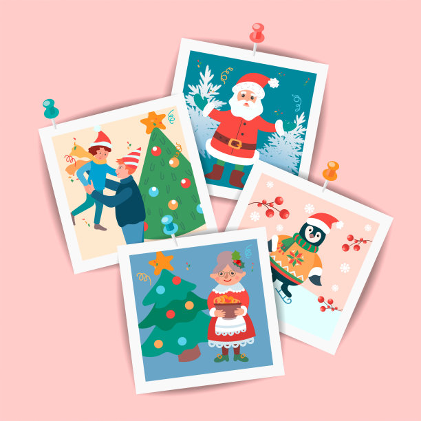 以圣诞节和新年为主题的照片。图片下载