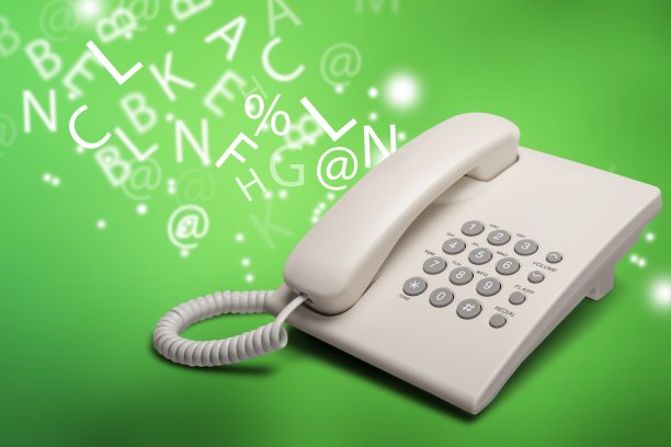 电话。素材图片