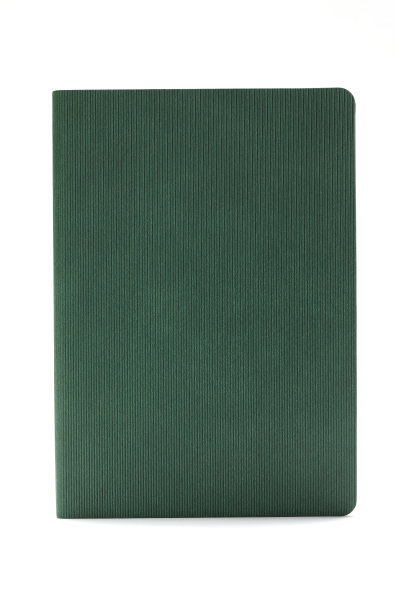 绿色日记孤立在白色背景图片下载