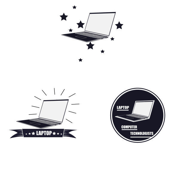 笔记本电脑的标志图片下载