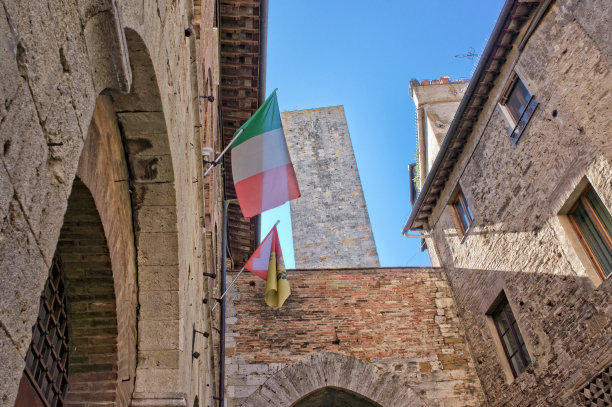 古老的圣吉米尼亚诺-托斯卡纳意大利图片下载