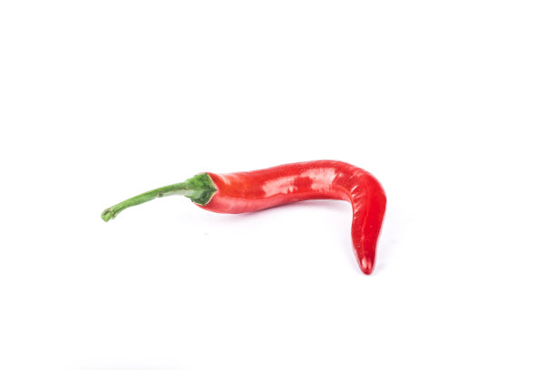 红辣椒孤立在白色背景上图片下载
