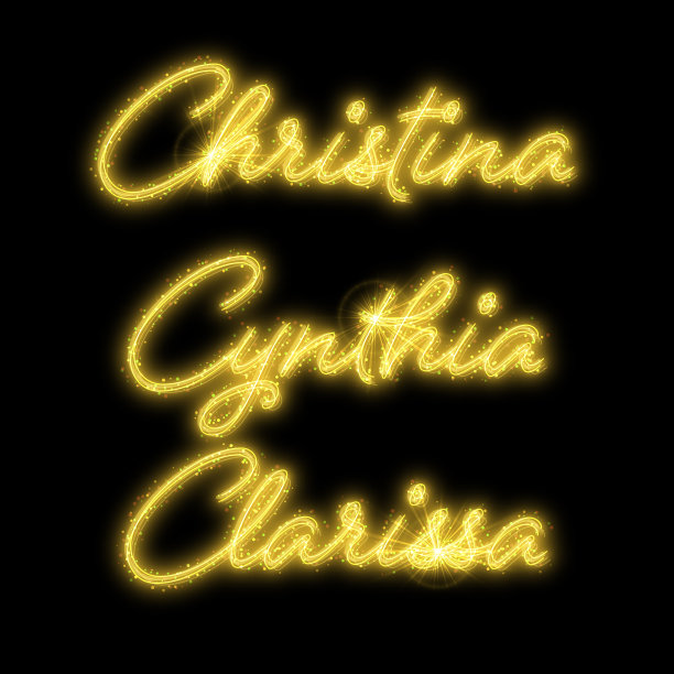 炯炯有神的女性名字图片下载