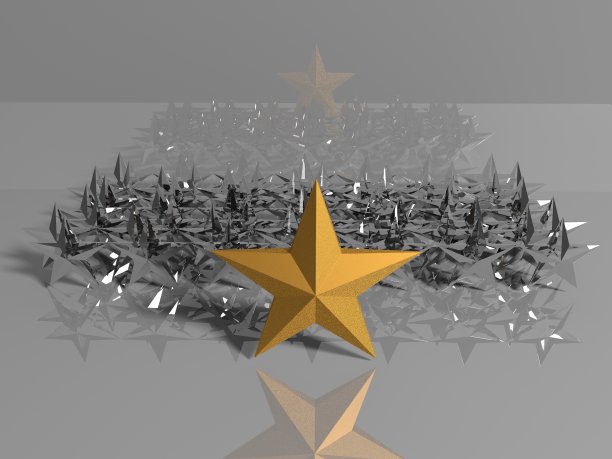 金星和其他颜色的星星图片下载