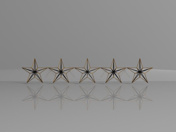 金星和其他颜色的星星图片下载