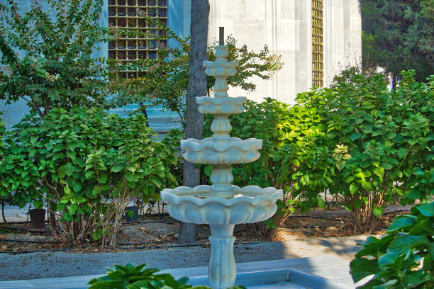 大理石装饰池图片下载