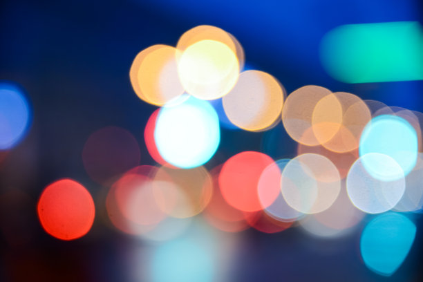 抽象模糊多色散景。图片下载