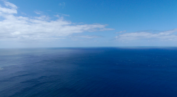 海景，干净的海边地平线图片下载