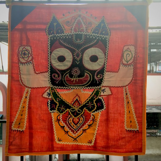 Jagnat 勋爵作为 pattachitra 是印度奥里萨邦的传统 riligios 民间艺术图片下载