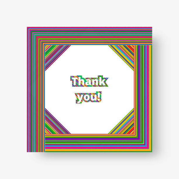 带线条的彩色插图图片下载