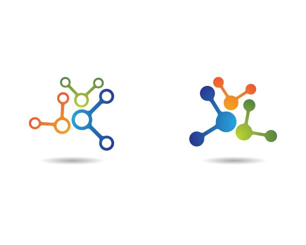 分子矢量图标图片下载