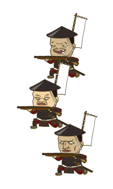 日本武士插图图片下载