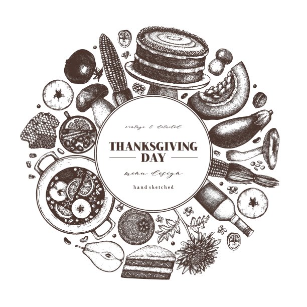 秋天的花环图片下载