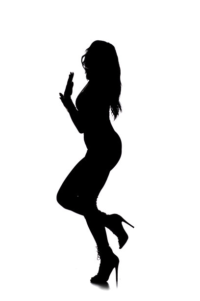 性感的女性剪影图片下载