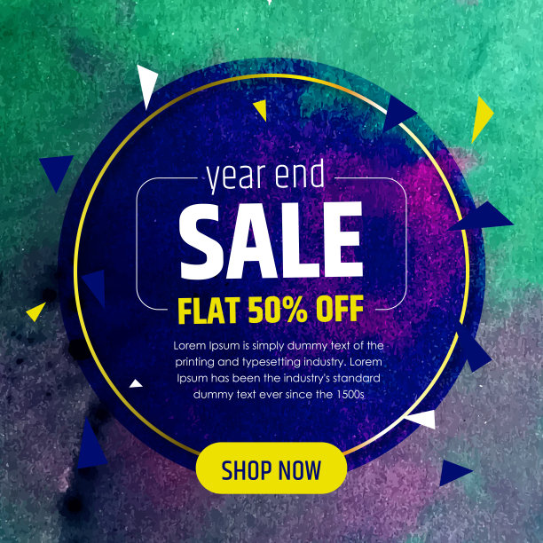 年末促销矢量背景图片下载