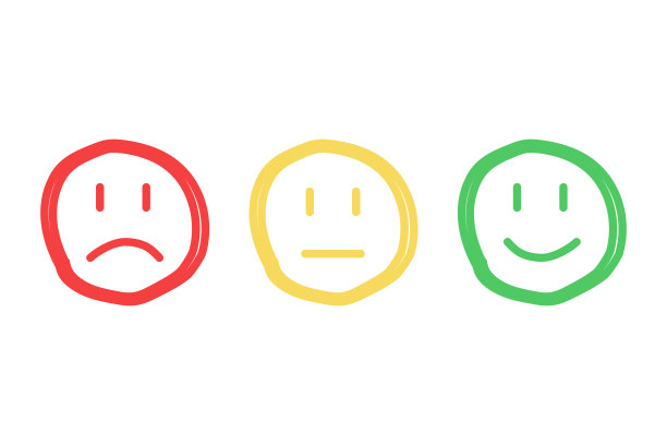 在白色背景上画表情符号。矢量插图在平面设计图片下载