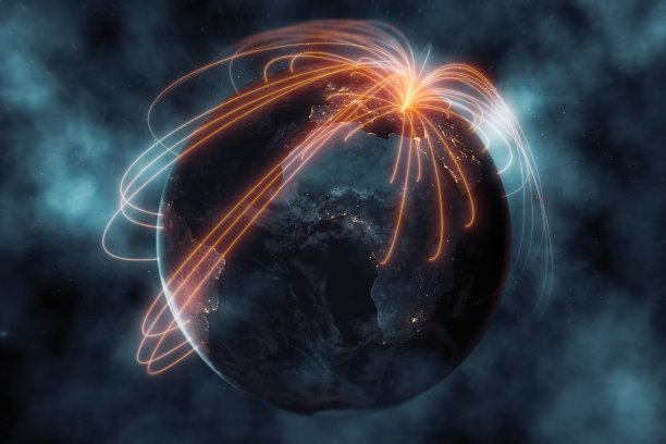 伊斯坦布尔与移动的连接线图片下载