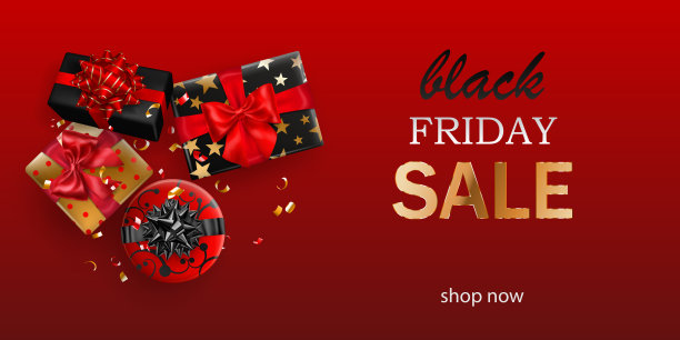 黑色星期五促销标语图片下载