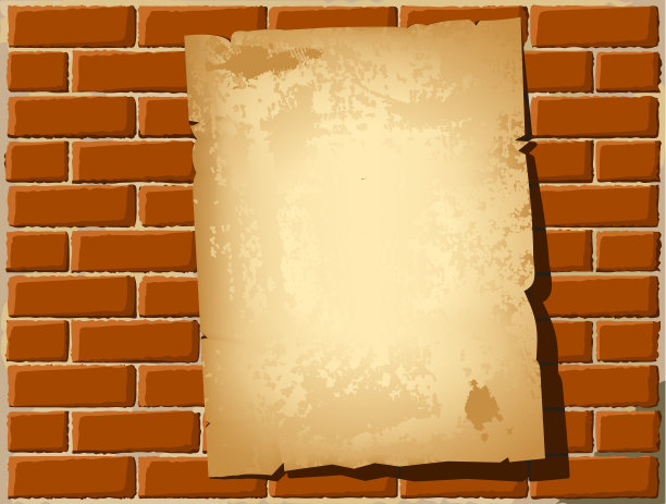 墙上贴着一张老海报图片下载