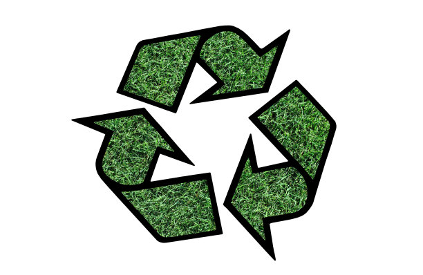 绿草生态循环象征隔离图片下载