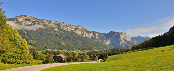 奥地利格伦德西附近的观景台图片下载