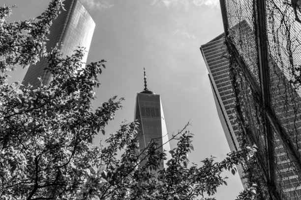 纽约市黑白影像，曼哈顿黑白摄影图片下载