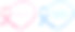 全国乳腺癌宣传月。海报粉色丝带，文字和心形。11月前列腺癌意识蓝带和心形标志图片下载