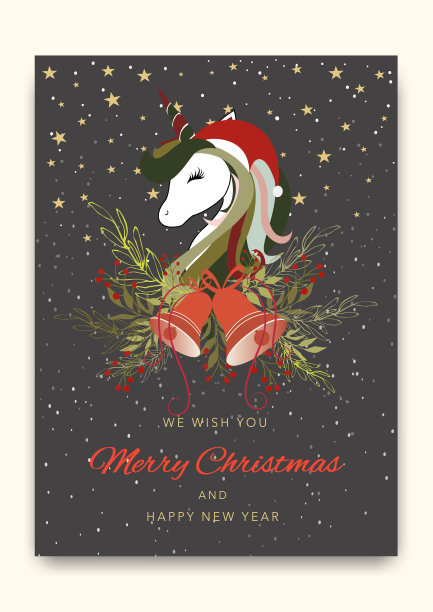 圣诞贺卡图案背景。图片下载