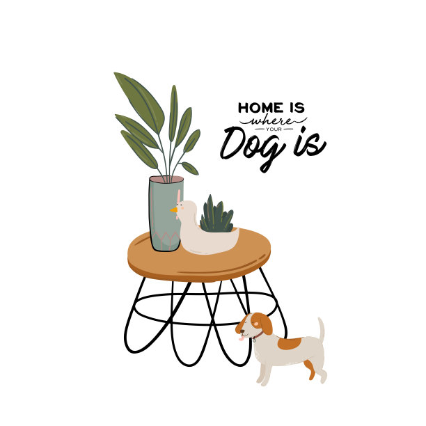 时尚的Scandic客厅内部-沙发，扶手椅，咖啡桌，盆栽，灯，家居装饰。图片下载