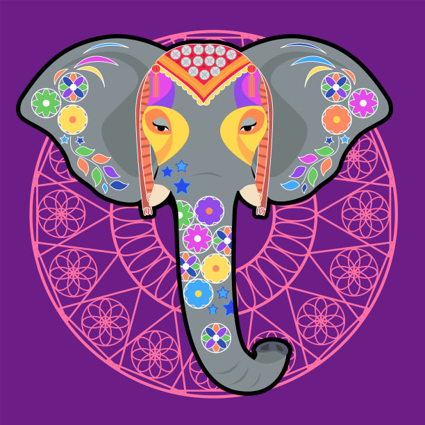 印度大象节图片下载