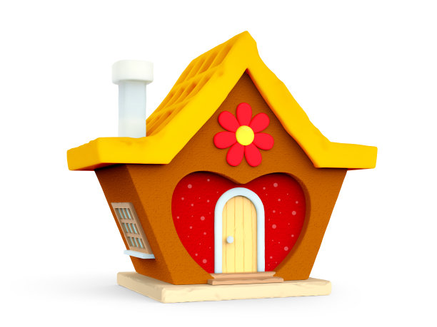 糖果的心房子图片下载