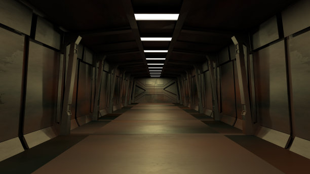 空间环境，为你的角色组合做好准备。三维渲染图片下载