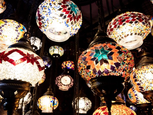 传统的彩色灯图片下载