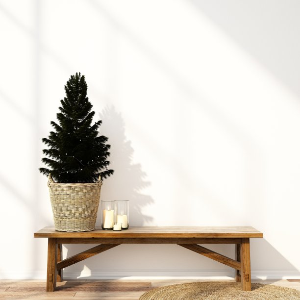 室内设计以2020年圣诞节为主题，3d渲染图片下载