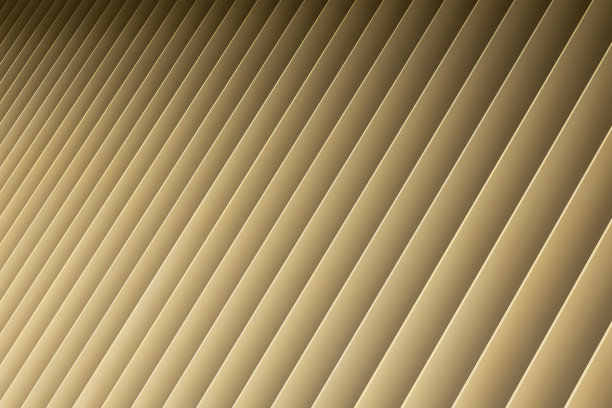 角度视图的米色渐变3d条纹。卢浮宫的百叶窗喜欢图案和阴影。图片下载