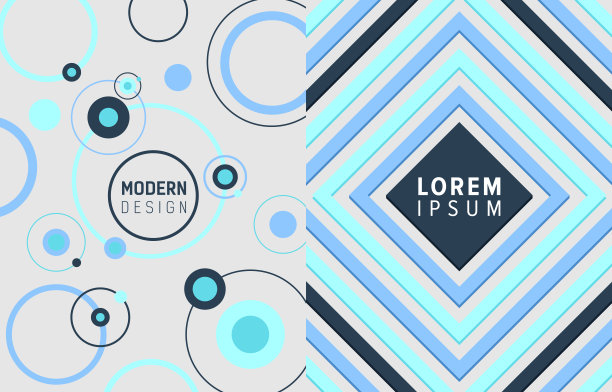 现代设计图像收集矢量插图图片下载