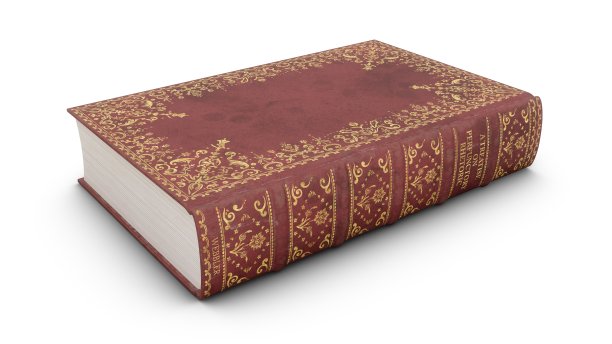 3D渲染旧书孤立的白色背景图片下载