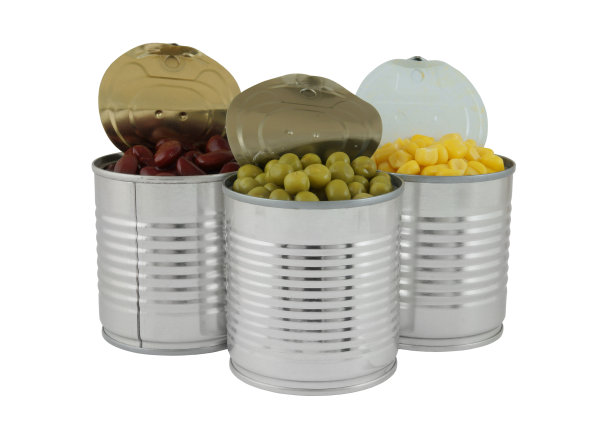 罐头食品隔离图片下载
