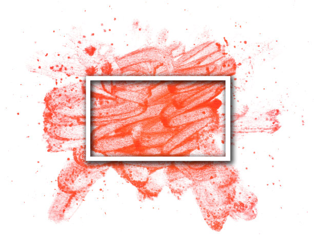 水彩抽象背景与框架图片下载