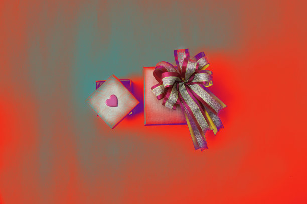 彩色礼盒图片下载