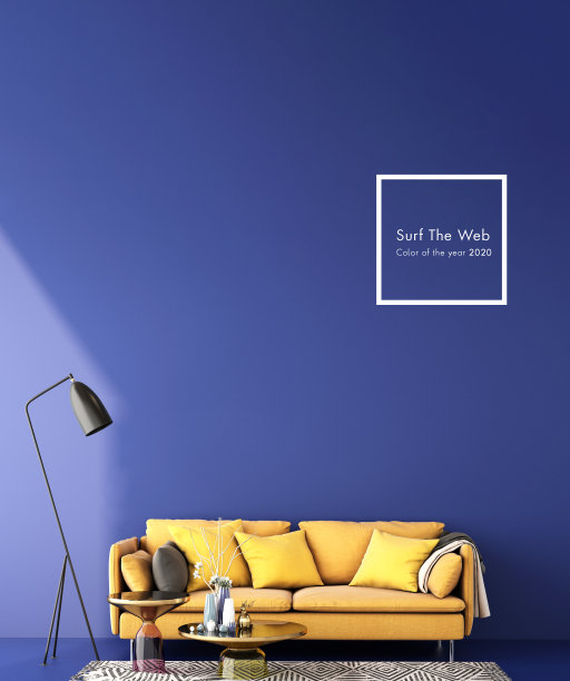 室内设计色彩趋势2020,3d渲染，3d插图图片下载