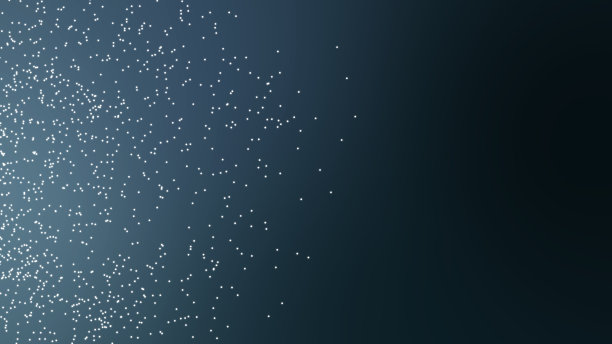 空白的复制空间与抽象的背景运动变换的点流漩涡波与未来的创新技术数字业务与分散的通信连接概念图片下载