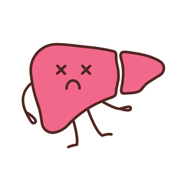 死肝表情符号颜色图标图片下载