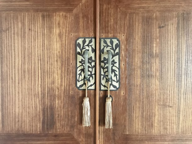 日本传统家具的门。图片下载