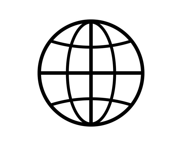 网页图标页面符号地球标志矢量图图片下载